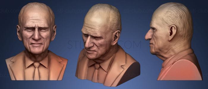 3D model Prince Philip (STL)